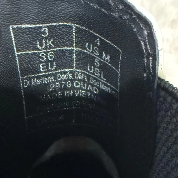 Dr. Martens White and Black Chelsea Boots - Picture 5 of 5